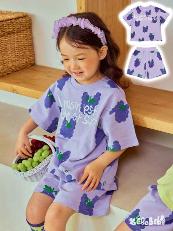 子供用セットアップ キッズ 上下セット 半袖 短パン 薄手 綿100% 接触冷感 男の子 女の子 カジュアル 春夏