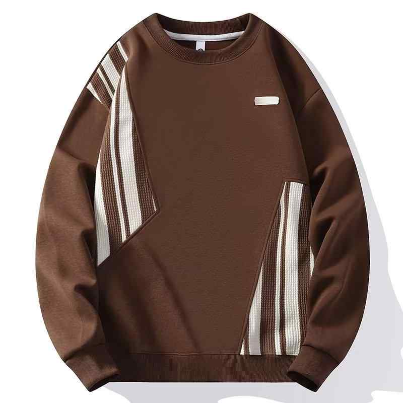 スウェット メンズ 秋冬 長袖Tシャツ プルオーバー 配色 トップス カットソー トレーナー ゆったり カジュアル 普段使い 部屋着