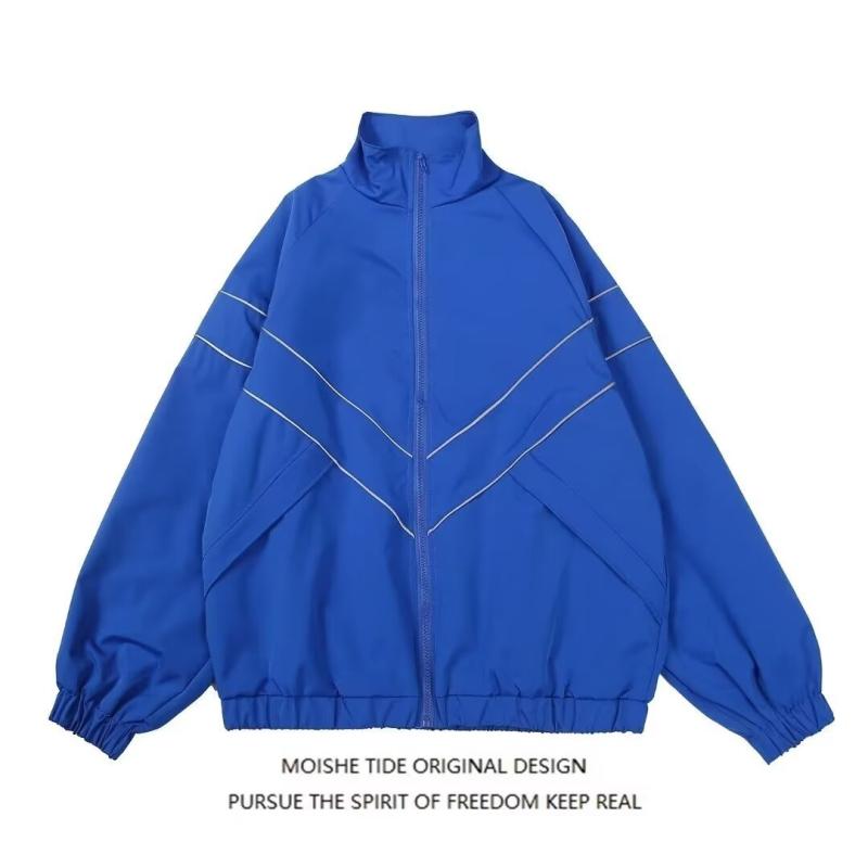 ジャケット 男性用 レトロ コーデュロイ 長袖 ブルゾン ライトアウター M L XL 2XL 3XL ブラック ブルー カジュアル スタイル