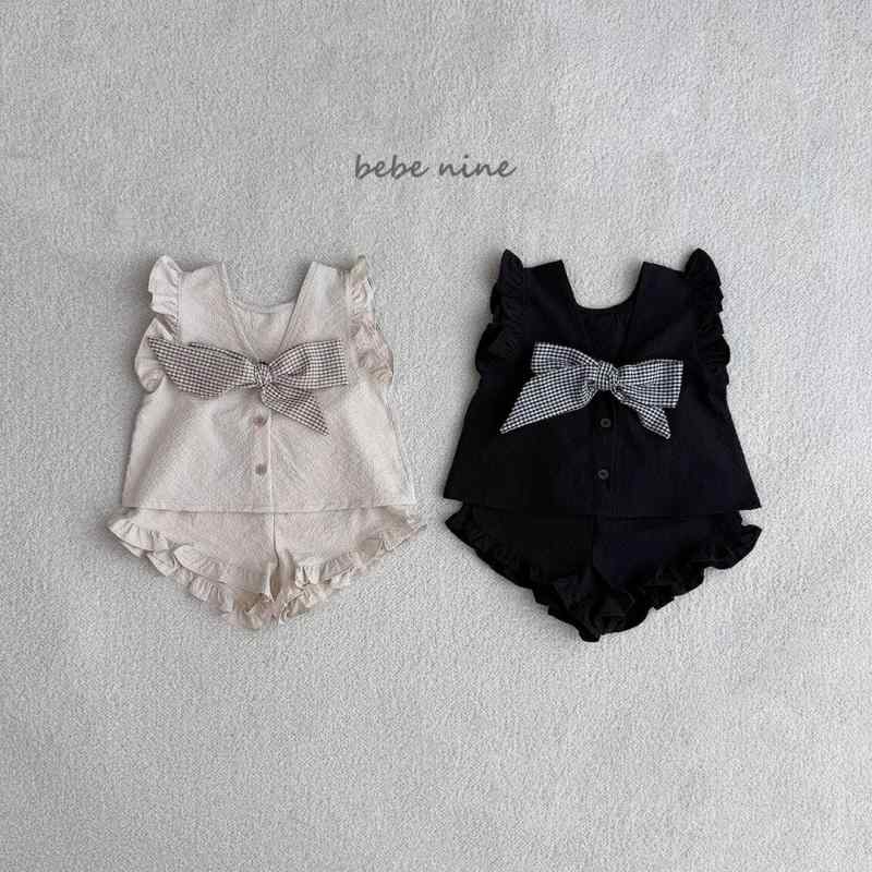 子供服 女の子用 セットアップ ノースリーブ トップス ショートパンツ 上下2点セット 薄手 かわいい 普段着 部屋着 綿100% 夏 ミントグリーン ピンク