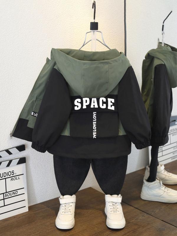 子供服 ジャケット 男の子 春物 アウター ボーイズ 春秋 ジャンパー キッズ 3歳 4歳 5歳 6歳 7歳 8歳 撥水 防風 フード付き イエロー カーキ