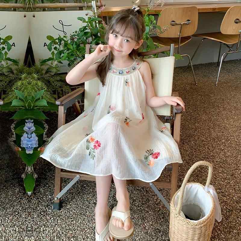 ワンピース 子供 女の子 背心ワンピース チュールスカート 春夏 プリンセス 花柄 ポリエステル100% 90cm 100cm 110cm 120cm 130cm 140cm