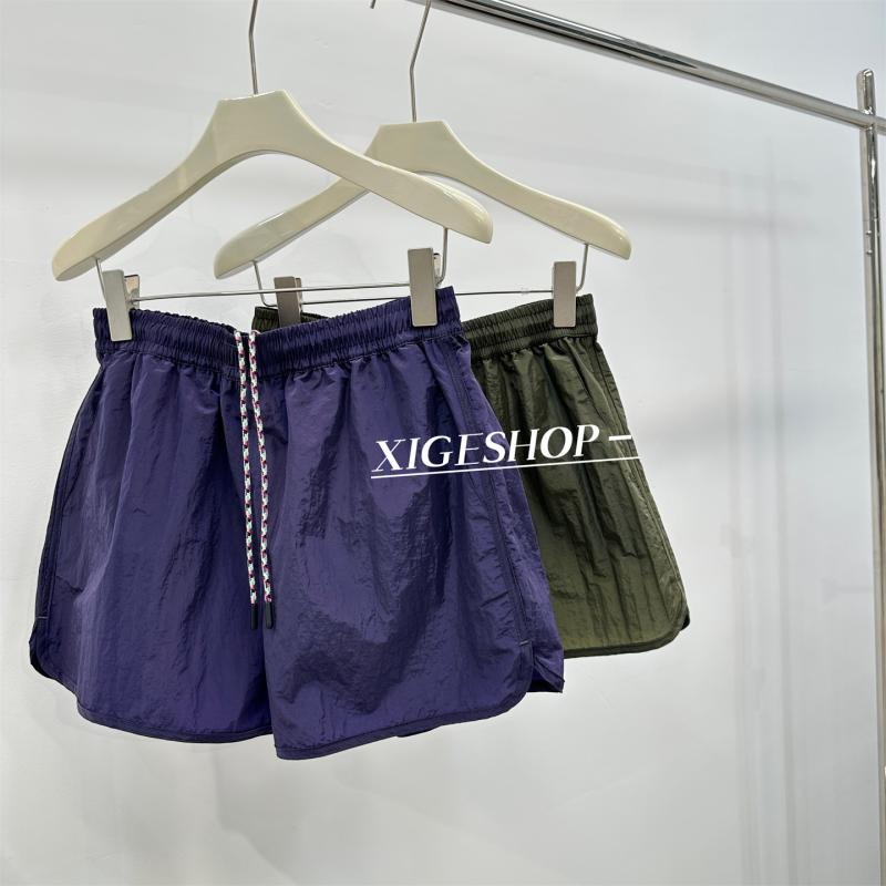 ショートパンツ レディース アウトドア 登山 軽量 薄手 接触冷感 涼しい ハーフパンツ スポーツ 散歩 普段使い 伸縮性 ストレッチ ゆったり 深緑 ダーク ブルー