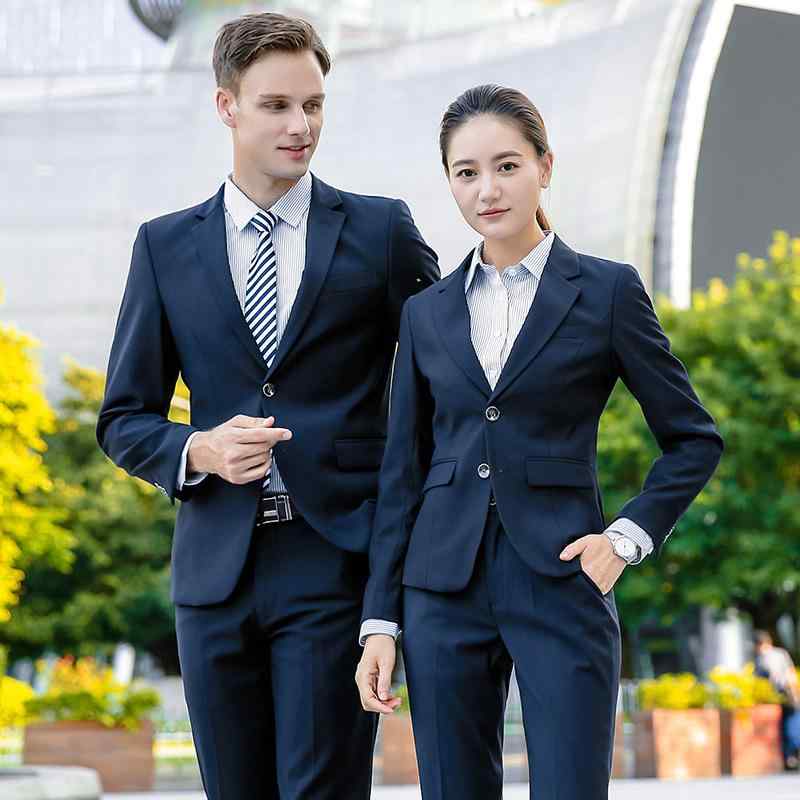 スーツ レディース メンズ ビジネス 春秋 セットアップ 女性用 男性用 長袖シャツ パンツ スカート オフィス フォーマル 黒 紺 グレー 大きいサイズ
