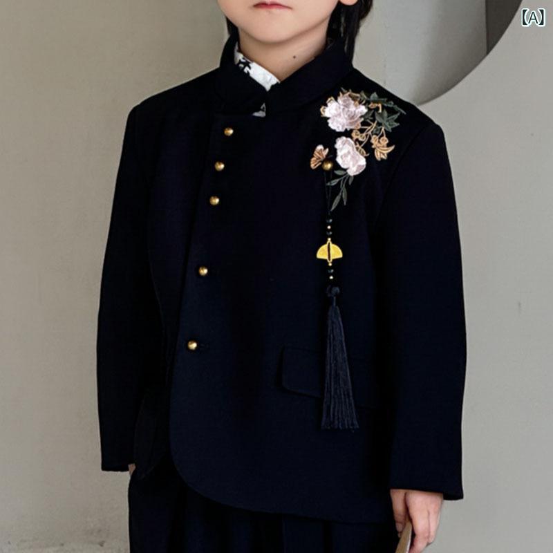 キッズ フォーマル スーツ 刺・墸 ジャケット パンツ セットアップ 春秋 男の子 子供 服 発表会 演奏会 結婚式 90 100 110 120 130 140 150 160