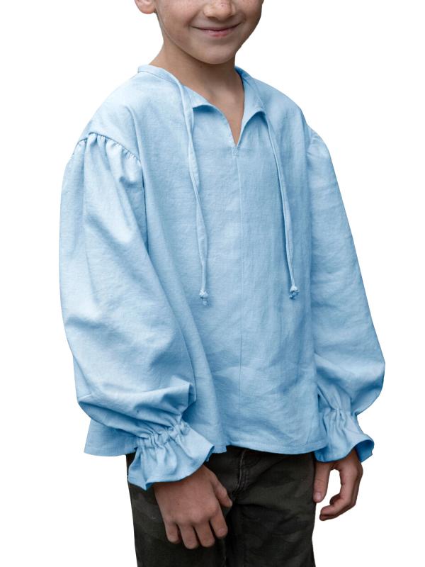 シャツ キッズ 男の子 子供服 長袖 ブラウス トップス 100cm 110cm 120cm 130cm 140cm 150cm 160cm ゆったり 普段使い ポリエステル 無地 ブルー ブラウン ホワイト グレー ブラック ワインレッド アーミーグリ