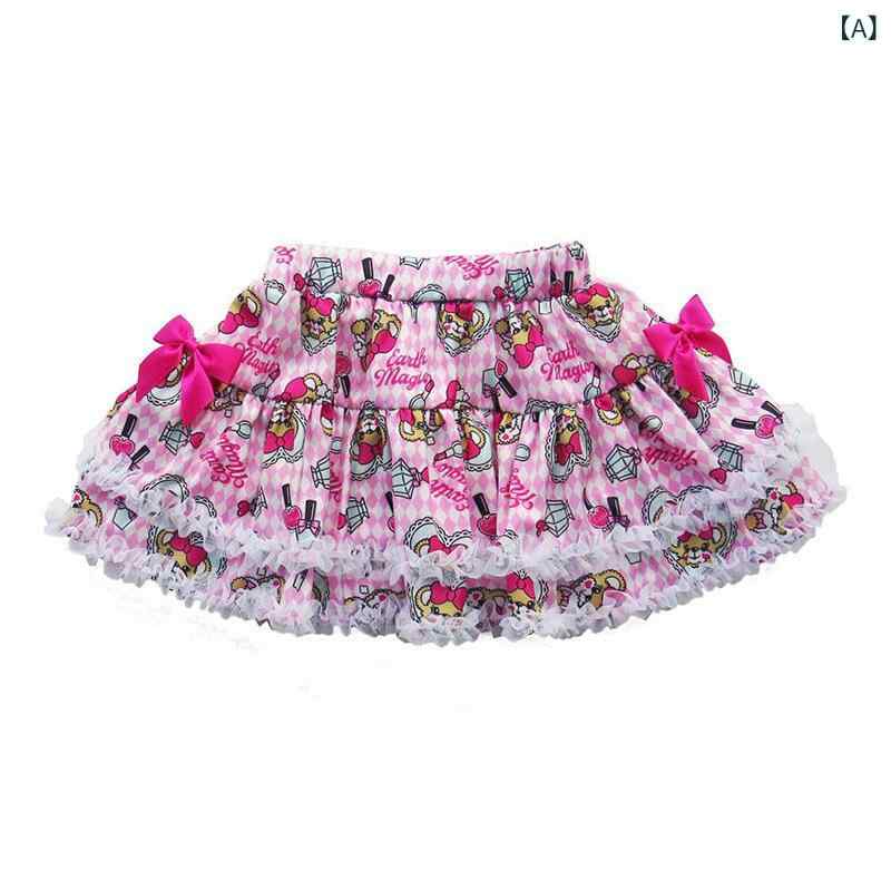 スカート キッズ 女の子 子供服 ケーキスカート カートゥーン ベア柄 プリンセス風 プリーツスカート 綿100% 夏