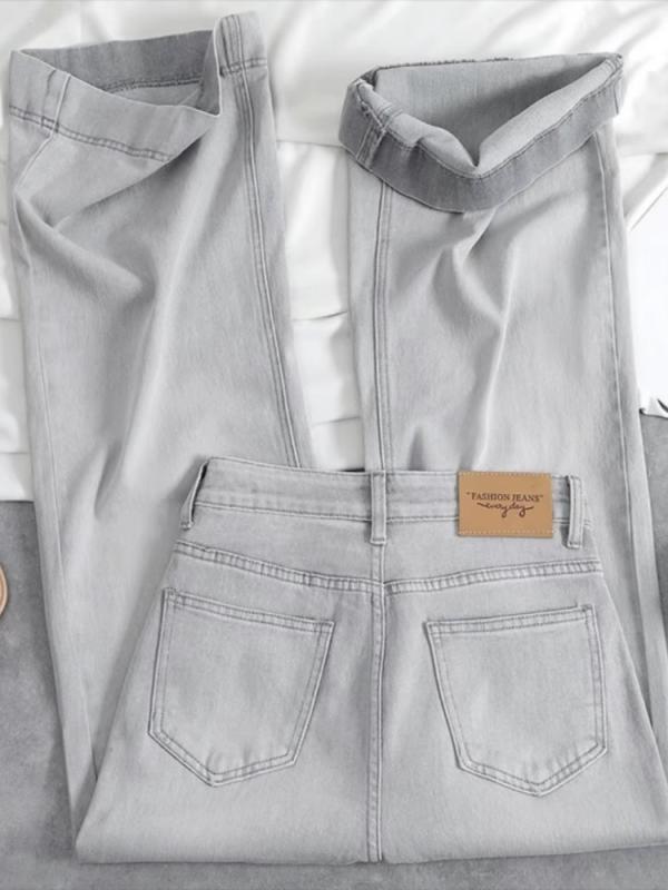 デニム レディース 高腰 ワイドレッグ ジーンズ パンツ ゆったり 体型カバー 美脚 着痩せ 接触冷感 ロングパンツ ジーンズ デニムパンツ 韓国風 大人 カジュアル ボトムス ジーパン