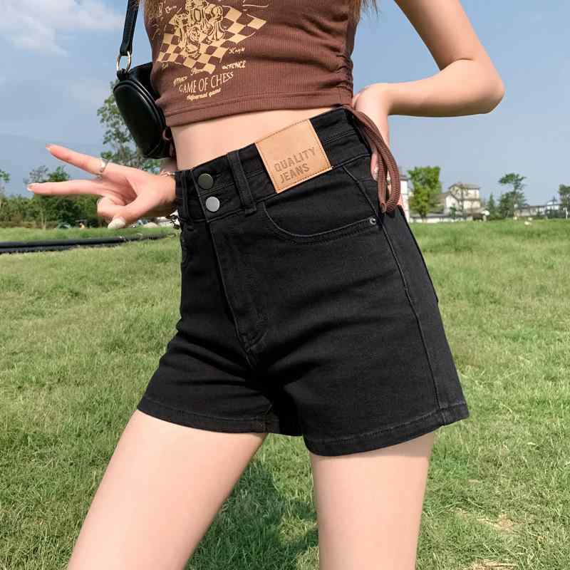 デニム レディース 高腰 デニムショートパンツ キュロット ズボン ワイドレッグ ゆったり ブラック ブルー ベージュ 夏物 普段使い