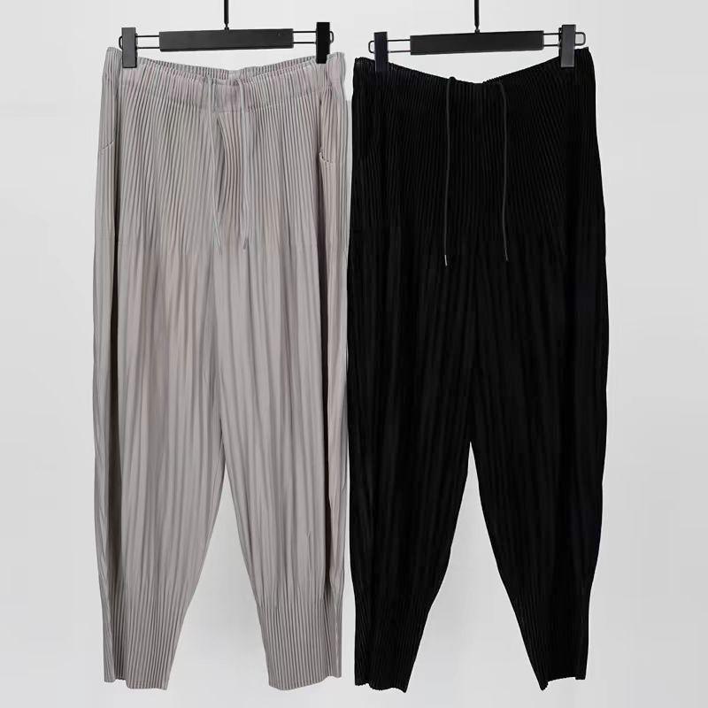 パンツ 男性用 ハーレムパンツ 褶? ズボン ランタンパンツ ドローストリング ?松 小脚 伸縮性 ポリエステル 無地 グレー ブラック 7,181円
