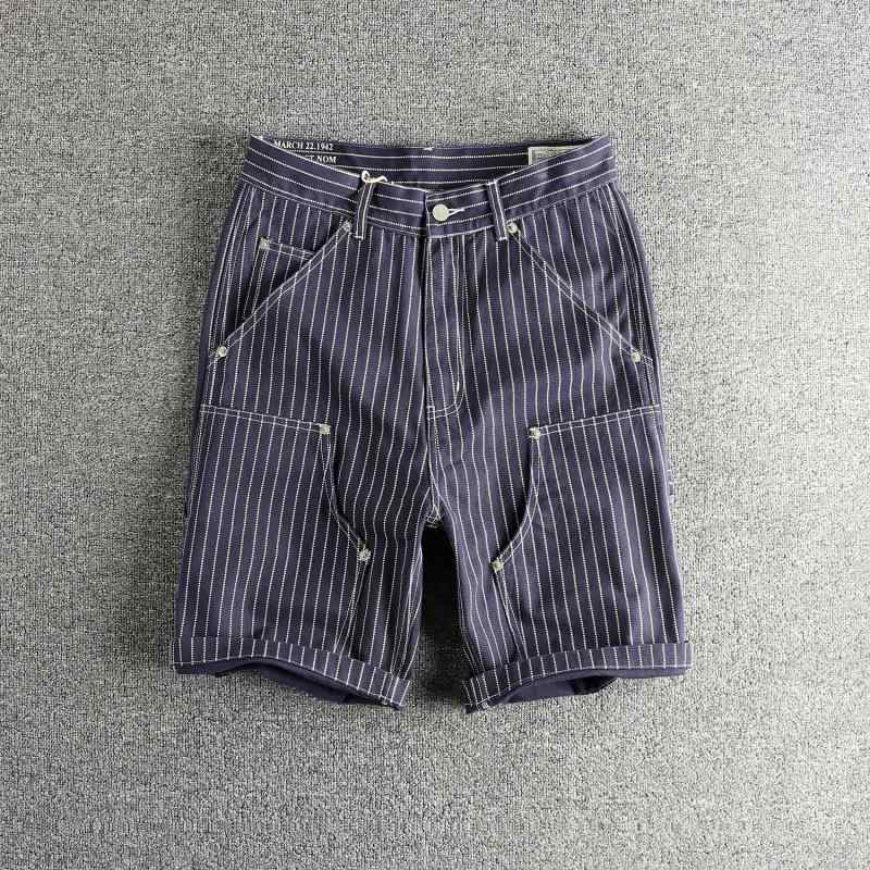 二分の一ズボン下 成人男性用 細工物ズボン下 カーゴパンツ さる股引き ミリタリーズボン下 5分丈ズボン下 高腰 綿 普段使い走り お部屋着 アウトドア 春夏 青色系 カーキ ズボン・パンツ-メンズファッション