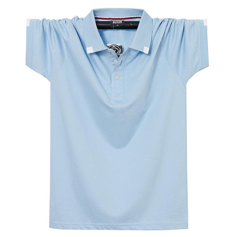 Tシャツ メンズ 男性用 半袖 ポロシャツ 襟付き コットン 大きいサイズ ゆったり ビッグシルエット 無地 普段使い