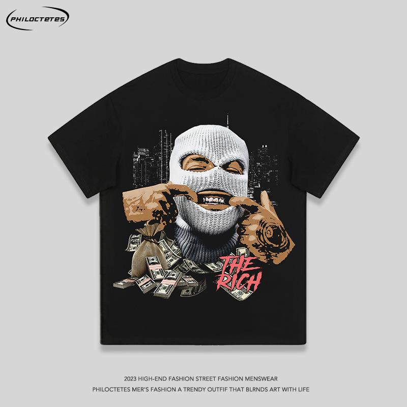 Tシャツ 男性用 ストリート アメカジ ヴィンテージ風 ダメージ加工 ウォッシュ加工 半袖 コットン クルーネック カットソー トップス 春夏 ブラック 黒 ホワイト 白 プリント