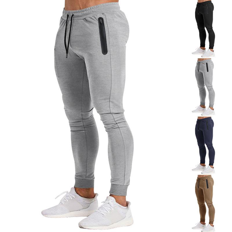 メンズ スポーツ ズボン スウェットパンツ トレーニングパンツ スキニー ストレッチ 伸縮性 通気性 接触冷感 普段使い 部屋着 ブラック グレー系 ネイビー カーキ