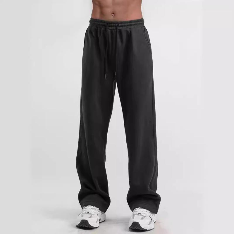 パンツ 男性用 テーパード スウェットパンツ 秋冬 リラックスパンツ スポーツ カジュアル 普段使い 黒