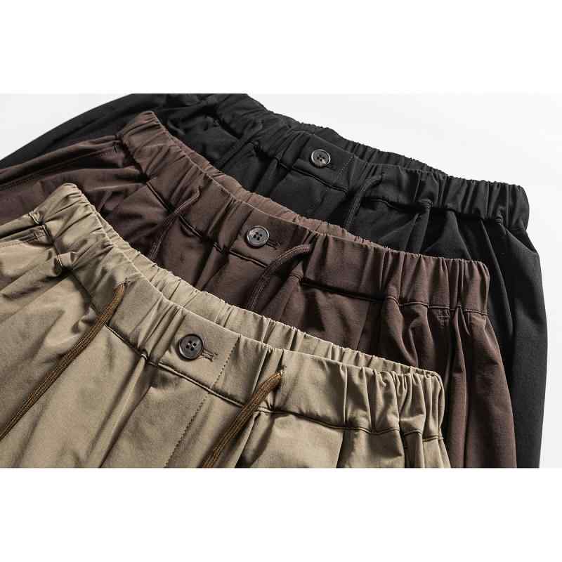 パンツ 男性用 ワークパンツ ワイドレッグパンツ リラックスパンツ ストレートパンツ 春秋 カーキ色 ブラウン ブラック 6,266円