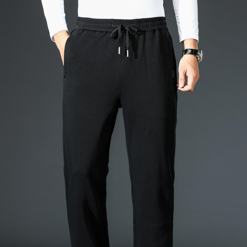 パンツ 男性用 純綿 スポーツパンツ 秋冬 ニット 伸縮性 ウエストゴム リラックス ウェア 普段使い ブラック ダークグレー ダークブルー チャコールグレー M L XL XXL XXXL 4XL 5XL 6XL 7XL 8XL