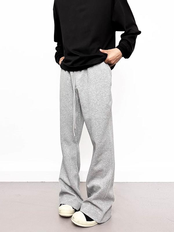 パンツ 男性用 美式 復古 ワイドパンツ ストレート ワークパンツ ズボン ボトムス 普段使い リラックス ゆったり ブラック グレー