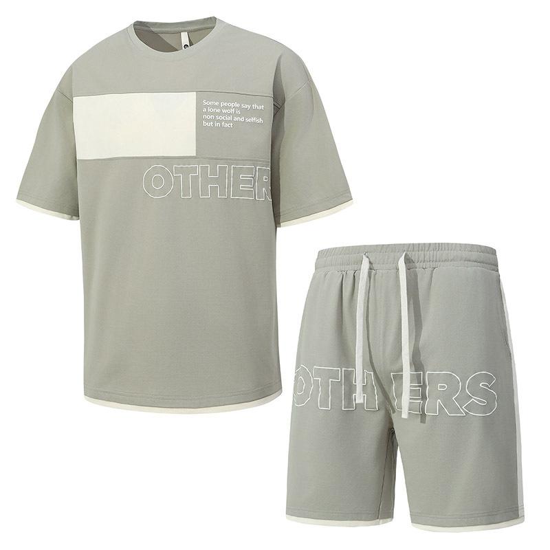 メンズ スポーツウェア 上下セット Tシャツ ショートパンツ 薄手 接触冷感 吸湿速乾 トレーニングウェア 普段使い 部屋着 春夏