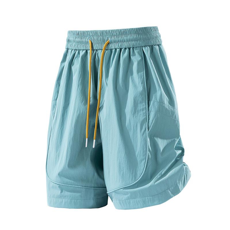 ハーフパンツ 男性用 カーゴパンツ 立体ポケット付き 無地 ?松 大きいサイズ スポーツ 暗夜黒 暴雨グレー