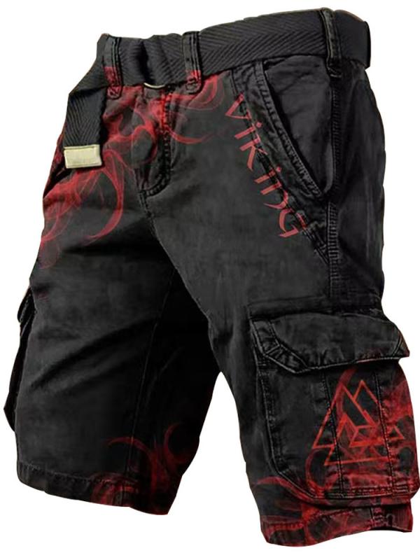 ハーフパンツ 男性用 ポリエステル 3Dデジタルプリント レトロ カジュアル スポーツ S M L XL 2XL 3XL 4XL 5XL