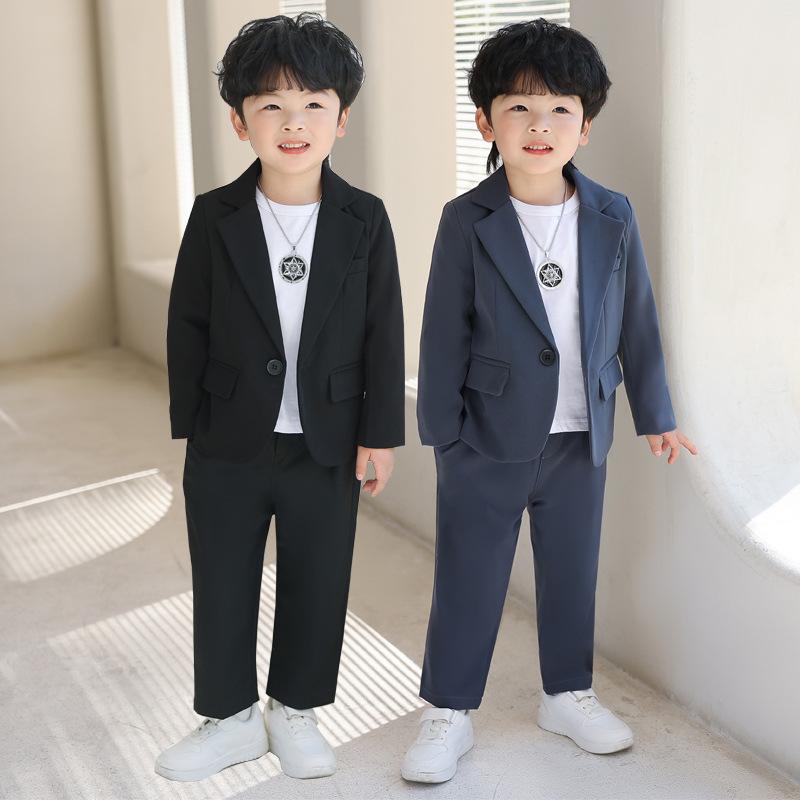 子供用フォーマルスーツ 男の子 キッズ スーツ セットアップ ジャケット パンツ 2点セット 3点セット 長袖 長ズボン ピアノ発表会 演奏会 結婚式 卒園式 入学式 春秋 上下セット 90 100 110 120 130 140 150 160 170