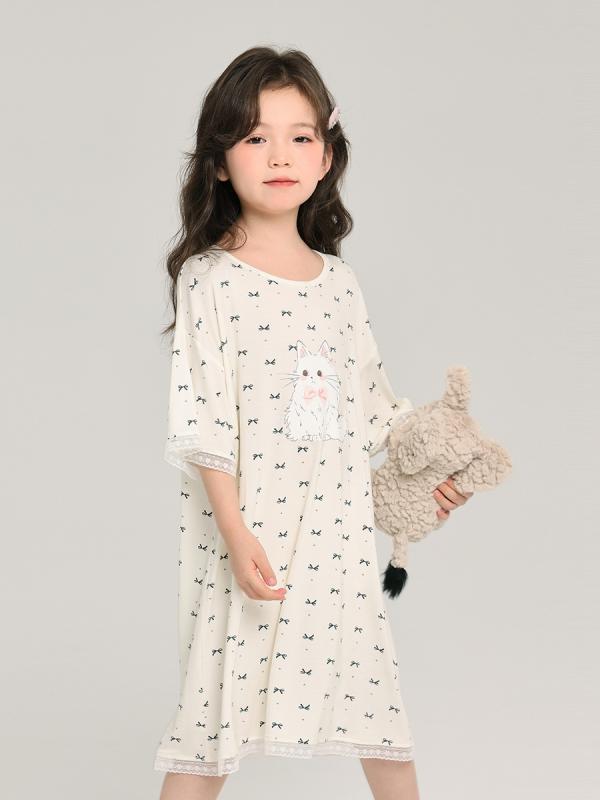 子供服 夏 女の子 再生繊維 パジャマ 上下セット ルームウェア 薄手 半袖 かわいい おしゃれ 快適 涼しい 部屋着 寝間着 上下 セパレート 100 110 120 130 140 150 160