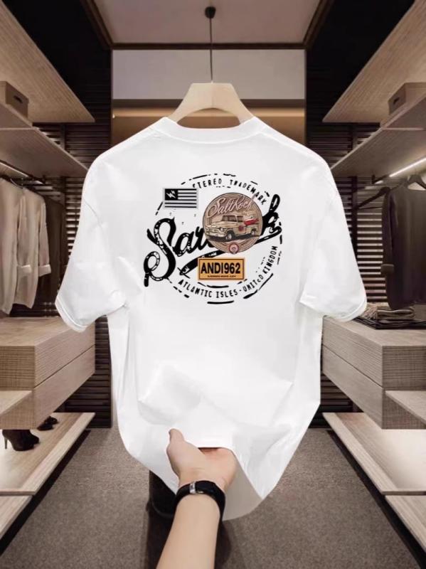 Tシャツ 男女兼用 半袖 綿100% メンズ レディース トップス カットソー クルーネック プリントTシャツ ゆったり 大きめサイズ ストリート アメカジ カジュアル 普段使い