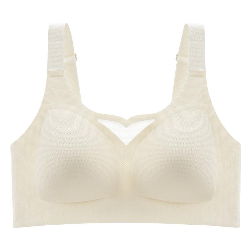 ブラジャー レディース 大サイズ スポーツブラ ノンワイヤー 薄手 揺れない フルカップ 快適 育乳 脇高 補正 調整型 シャンパン ピンク ブラック グリーン ベージュ M L XL 2XL 3XL 4XL 5XL