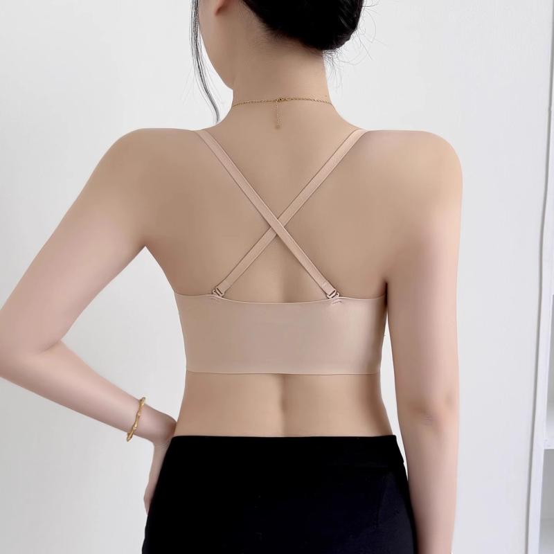 ブラジャー レディース 小胸 前開き ノンワイヤー 3/4カップ ストラップレス ずれにくい 吸汗 脇高 谷間メイク 快適 4,316円