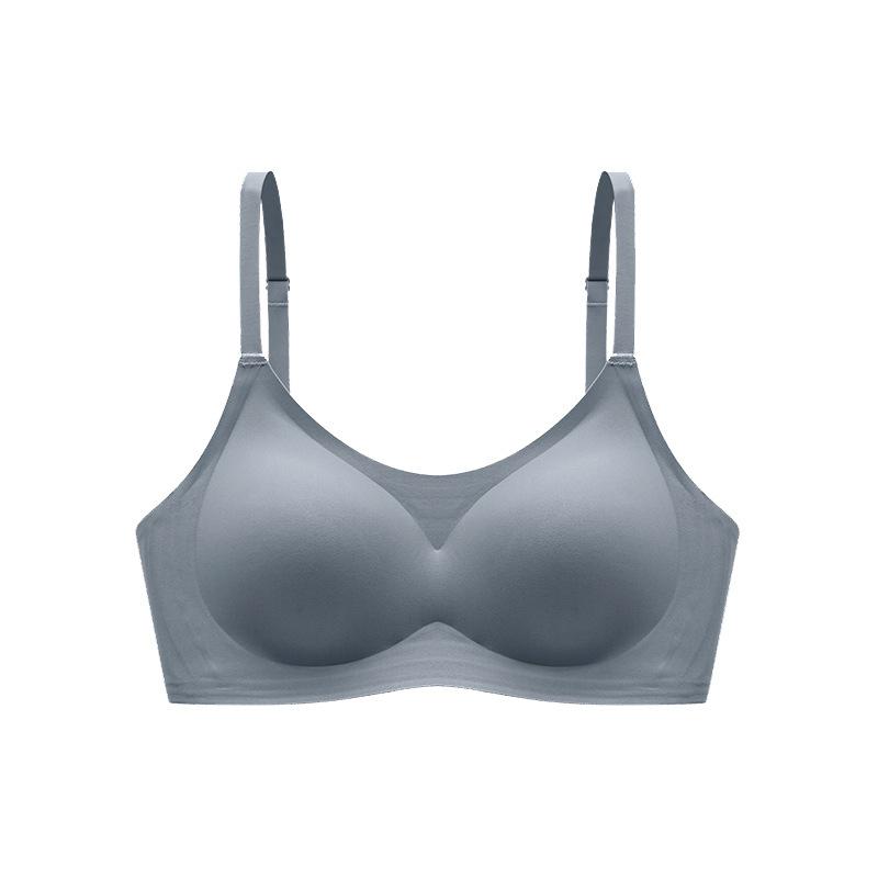 ブラジャー レディース ノンワイヤー ソフトワイヤー 3/4カップ シームレス 美背 通気性 脇高 寄せ上げ リラックス 快適 伸縮性 無地 シンプル 普段使い