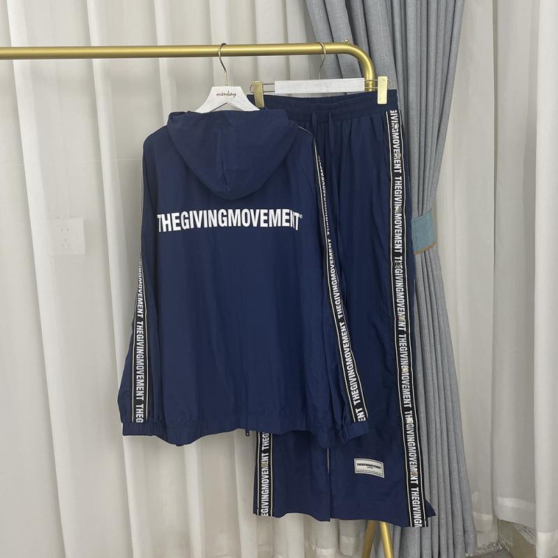 レディース セットアップ フーディ ジャケット ロングパンツ 秋冬 街頭風 工装スタイル 個性派 長袖 ポリエステル 素材 ブラック 深藍 ミリタリーグリーン ホワイト 長ズボン クロップド丈 ゆったり シルエット 吸湿速乾 軽量 通勤 普段使い アウト
