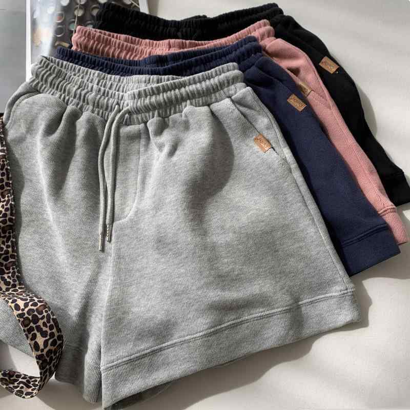 レディース ショートパンツ 夏用 綿混 ポリエステル 接触冷感 薄手 ハイウエスト 切り替え ポケット付き ブラック グレー Aライン ワイドレッグ 韓国風 ゆったり スリム 普段使い 通勤 通学 軽量 吸湿速乾 快適 カジュアル 4,364円