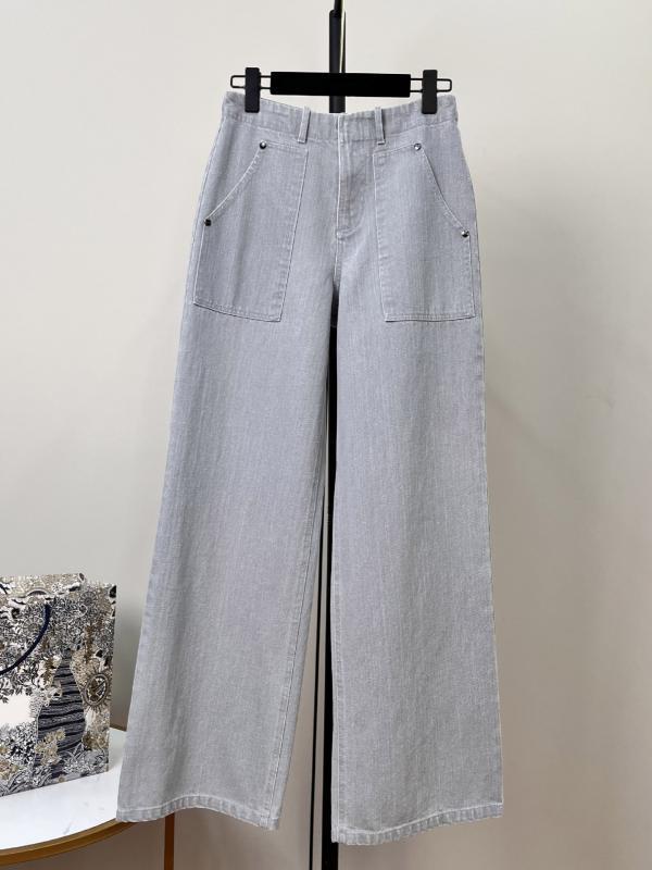 ワイドパンツ 女性用 韓系 デニム ワイドレッグ ストレートパンツ ロング丈 ミドルウエスト 中厚手 綿素材 ポケット 切り替え ライトブルー ゆったりシルエット 日常使い 軽量 カジュアル 吸湿性 通勤対応 普段使い