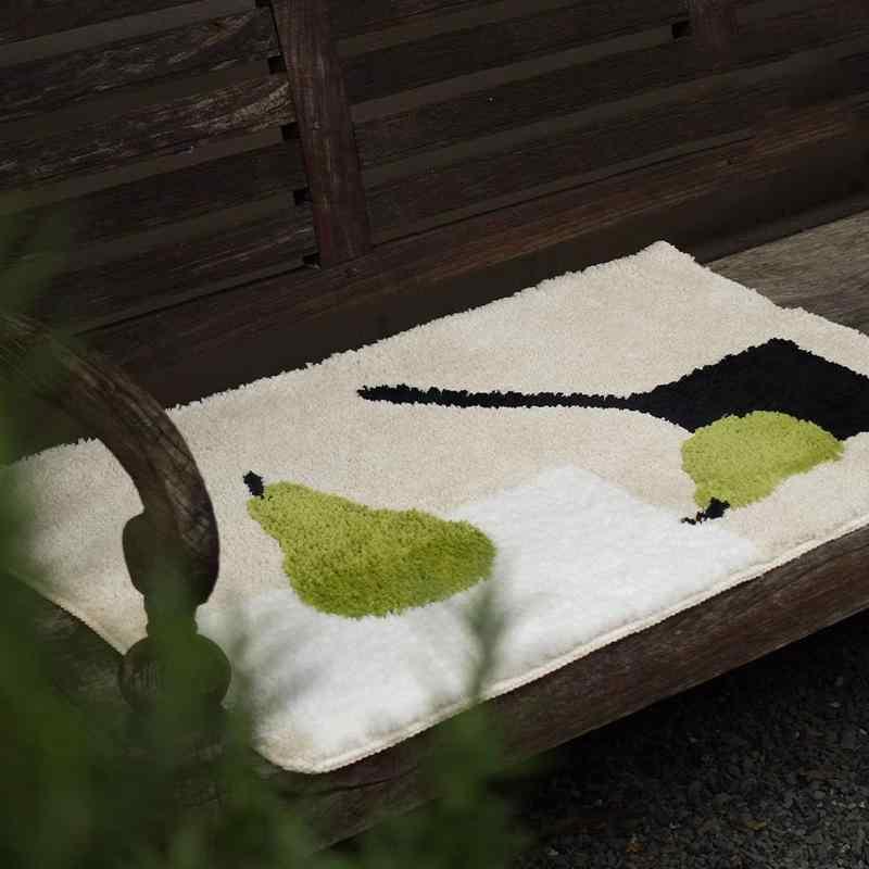 ラグ 毛足 防滑 地毯 室内用 ベッドサイド 洗える モダン シンプル 簇絨 ミ色 ブラウン 条紋 純色 幾何柄 長方形 柔らかい 暖かみ コルム ベッドルーム バスルーム 居間 書斎 商用 軽量 吸水 静電気防止 異形 現代風 ナチュラル インテリア
