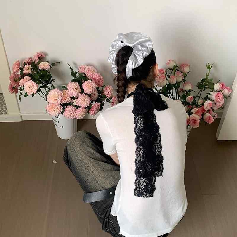 スカーフ 女性用 夏用 涼しい 接触冷感 ポリエステル レース 花柄 切り替え ネット状 ブラック ホワイト ピンク系 グリーン 中長 街頭スタイル 個性派 軽量 普段使い 通勤 コーディネート アクセサリー