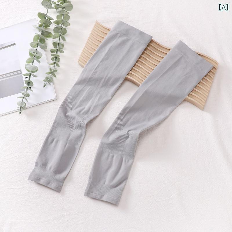 アームカバー 防晒 メンズ レディース 肌色 接触冷感 アイスシルク グレー ピンク パープル ブラック ベージュ ブルー ホワイト ユニセックス 伸縮性 夏用 アウトドア 普段使い 軽量 吸湿速乾 遮り 保護 手袖 セット