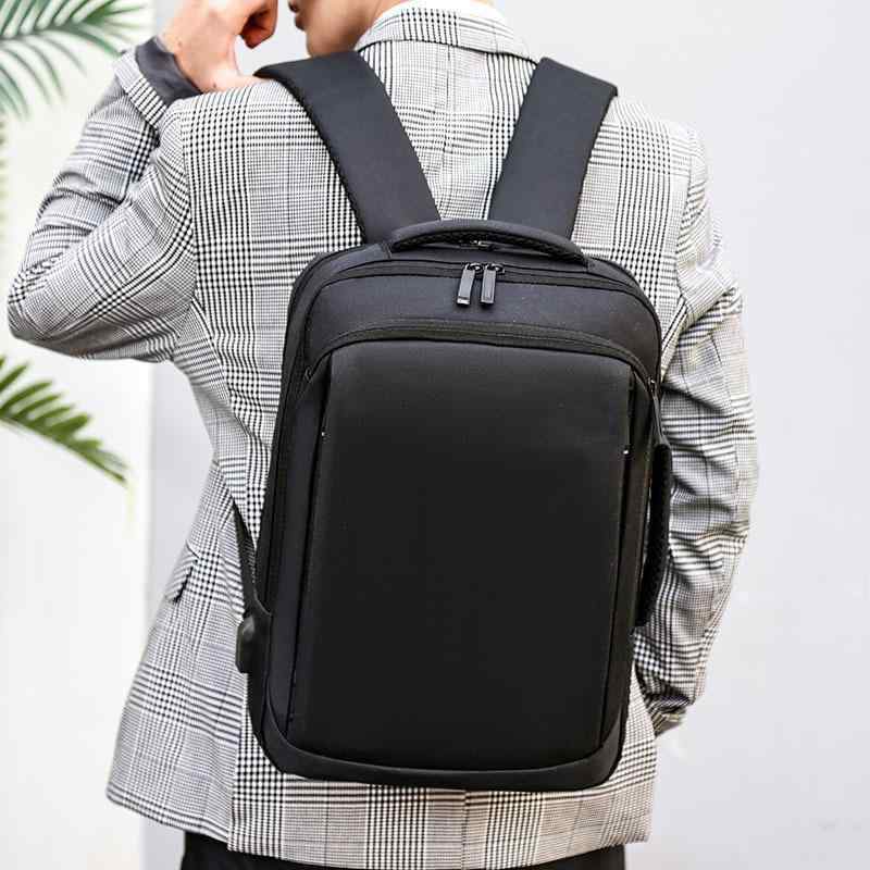 バックパック 男女兼用 ビジネス 出張用 ノートパソコン収納 15インチ対応 大容量 20-35L ナイロン素材 透気性 気圧背当て 多室構造 手提げ対応 都市シンプル 黒 紺 グレー 秋冬 軽量 通勤 普段使い