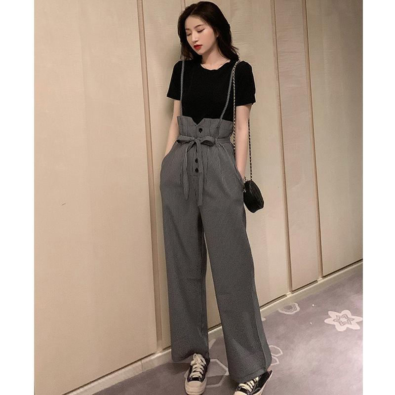 朱夏レディース 韓国風 ゆったり平服ズボン下 書き割り キャミソール 長ズボン 綿原料品 精神状態通い 都市表現スタイル 心地よい 吸湿速乾 軽さ 伸縮性 ビッグ影ぼうし ご機嫌酉の方角 春夏 普段使い走り 愛くるしい 亭主もち用 トップス ボトムス 遊撃手衣袂 ワイ