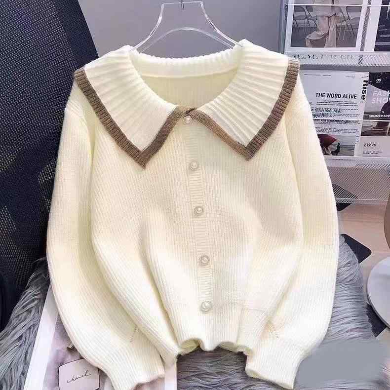 ニット レディース かわいい Vネック ドロップショルダー 長袖 プルオーバー トップス 接触冷感 ゆったり 秋冬 ピンク系