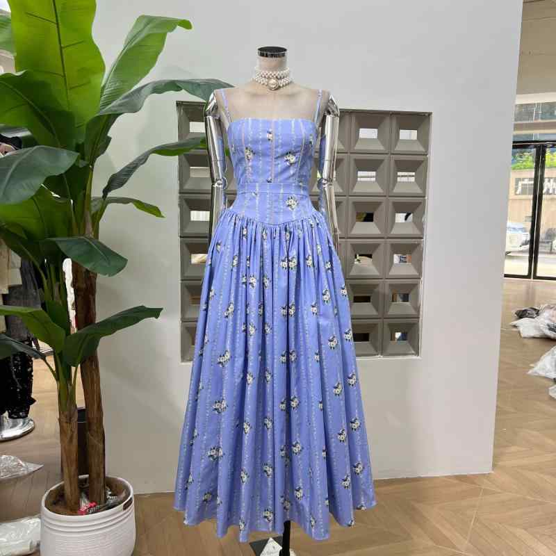 衣装 レディース 春夏 A伝達ルート 花柄 一字襟 ノースリーブ ロング丈 ギャザー 酉の方角 当たること冷感 普段使い走り 会う約束