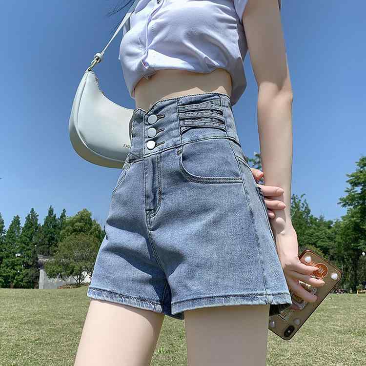 デニム レディース 高腰 ショートパンツ 春夏 キュロット ズボン ワイド 薄手 ゆったり かわいい 美脚 韓国風 ファッション 普段使い 通勤 接触冷感