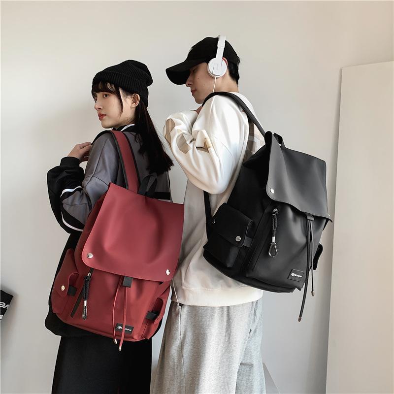 リュック レディース メンズ 大学生 高校生 向け スクール バッグ バックパック 撥水 丈夫 大容量 PC収納 通勤 通学 旅行 シンプル カジュアル 男女兼用 赤 緑 黒 グレー