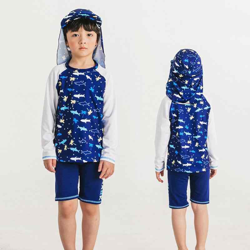 水着 キッズ 男の子 セパレート UVカット ラッシュガード 子供用 スイムウェア ボーイズ スイミング ウェア 紫外線対策 日焼け防止 海水浴 プール 接触冷感
