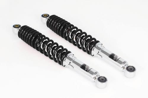 SP武川（タケガワ） リアショックアブソーバー(2本セット/ブラック塗装) スーパーカブ50/110(AA04/09･JA10/44/59)｜06-04-0156