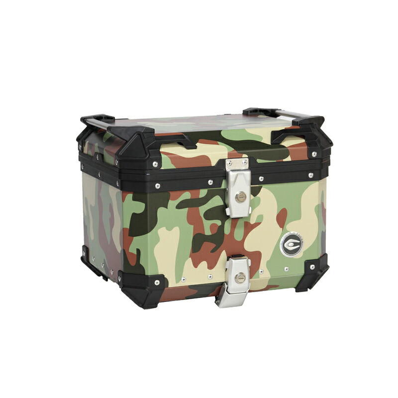【送料無料】COOCASE（クーケース）アルミトップケース Q1｜CCX450JU ｜ジャングル｜容量：45L