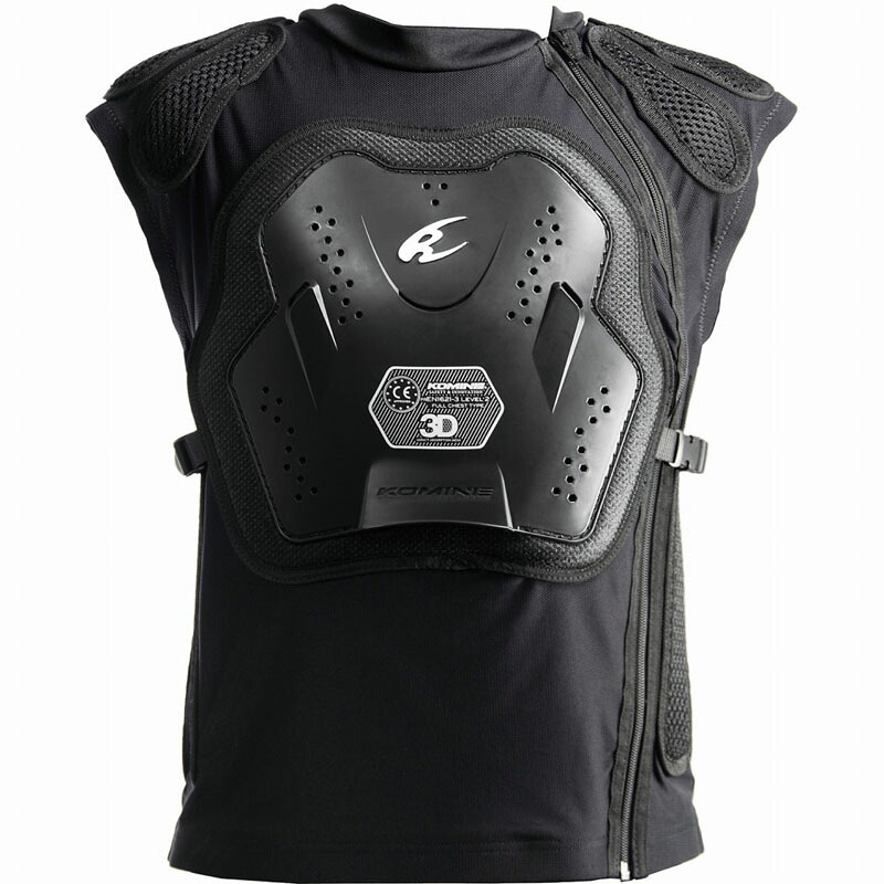 コミネ(KOMINE)SK-821 CE LV2 B-ARMOレッド VEST BLK XL｜ブラック/XL