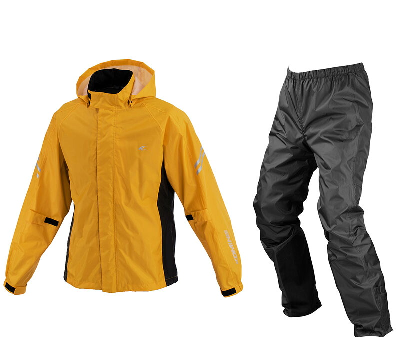 コミネ(KOMINE)RK-5393 BREATHTER RAINWEAR イエロー M｜イエロー/M｜eネット通販