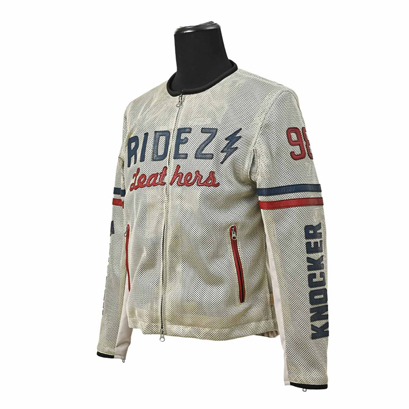 ライズ(RIDEZ) PISTON KNOCKER MESH ジャケット IVORY RLSJ15｜アイボリー｜L