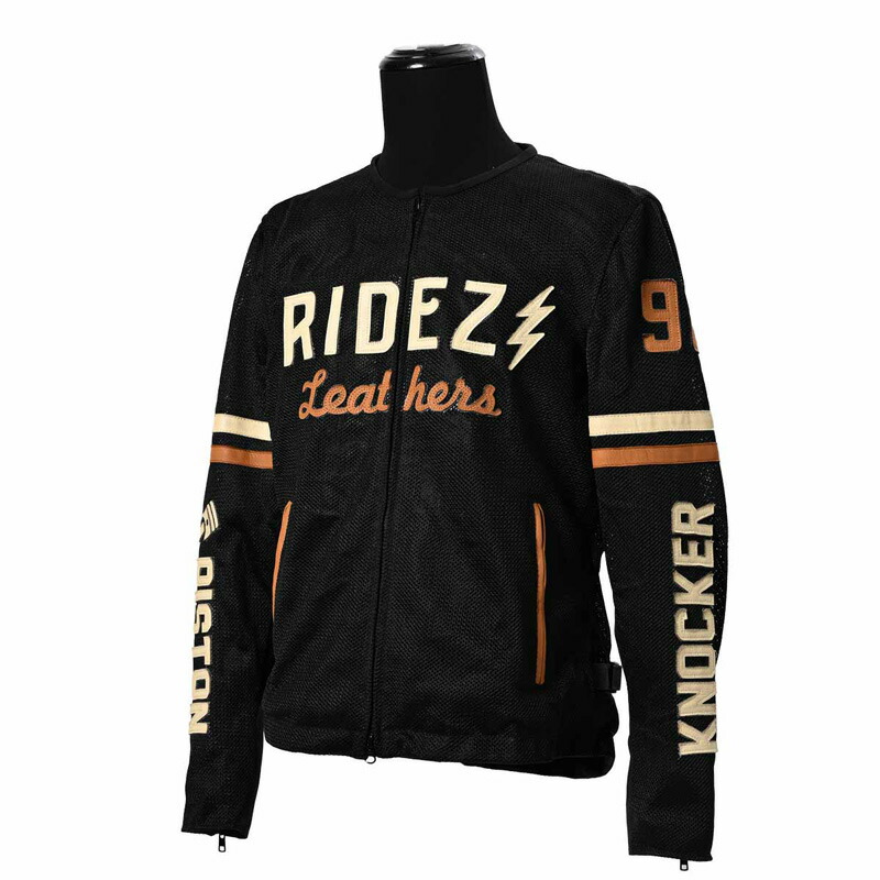 ライズ(RIDEZ) PISTON KNOCKER MESH ジャケット BLACK RLSJ15｜ブラック｜XL 14,236円